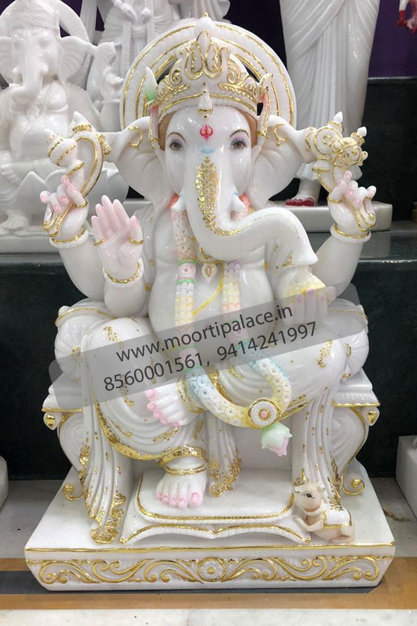 Sitting Ganeshji Murti