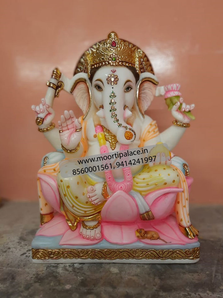 Colored Ganesha Idol